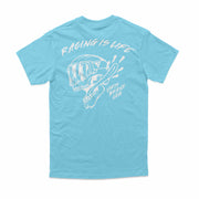 'Racing Is Life' Viris Short Sleeved Tee - Blue