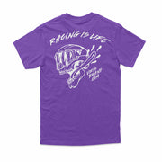 'Racing Is Life' Viris Short Sleeved Tee - Purple
