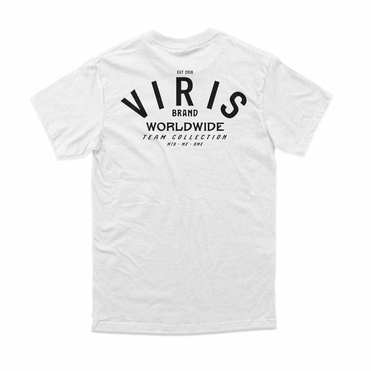 Viris Worldwide Short Sleeved Tee - White